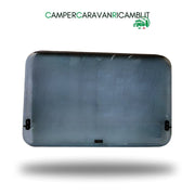 FINESTRA CAMPER HYMER PRIMI ANNI 2000 COLORE GRIGIO (HYM 0397315) - campercaravanricambi.it